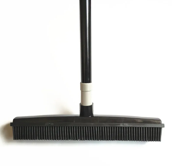 Pet Hair Removal Broom — Pulls Fur Out of Carpet