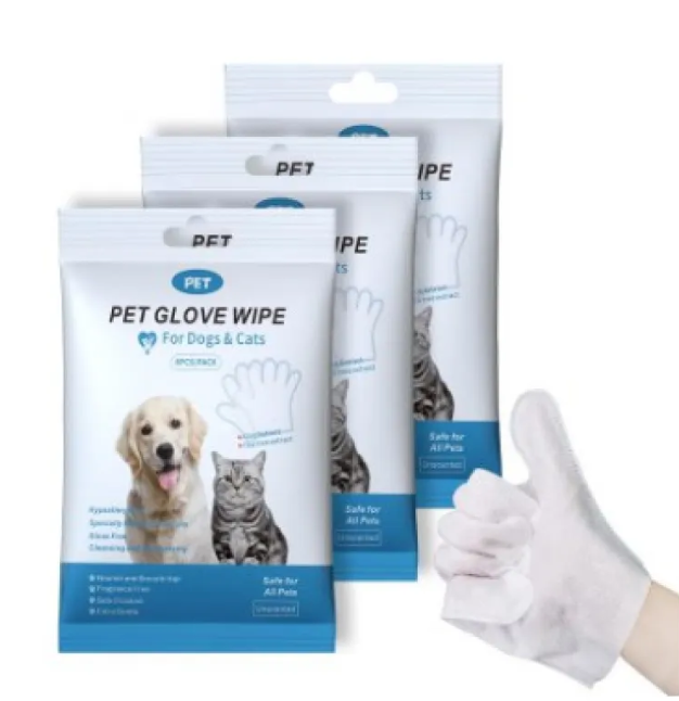 Pet Cleaning Wipes &amp; Gloves — Clean Without a Bath