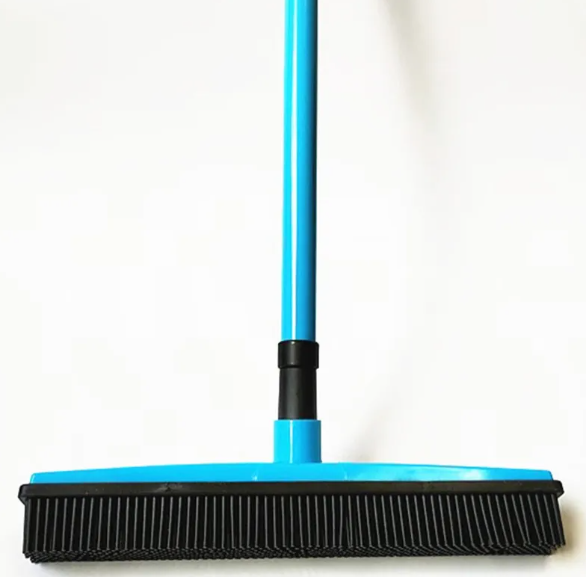Pet Hair Removal Broom — Pulls Fur Out of Carpet