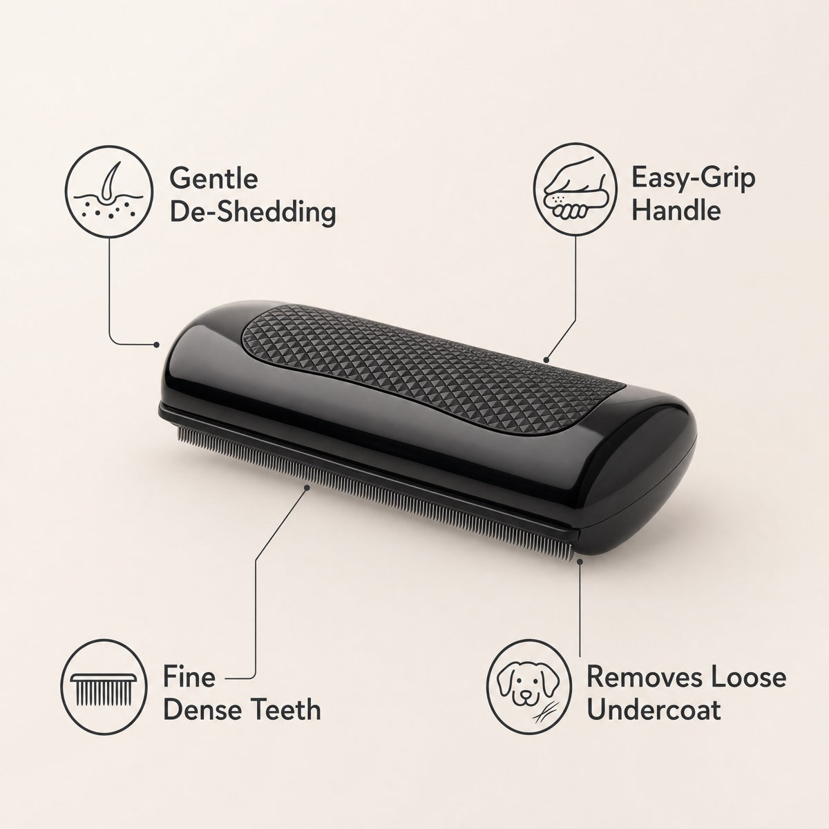Dual-Sided Horse &amp; Livestock Grooming Comb