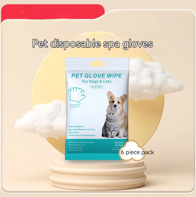 Pet Cleaning Wipes &amp; Gloves — Clean Without a Bath